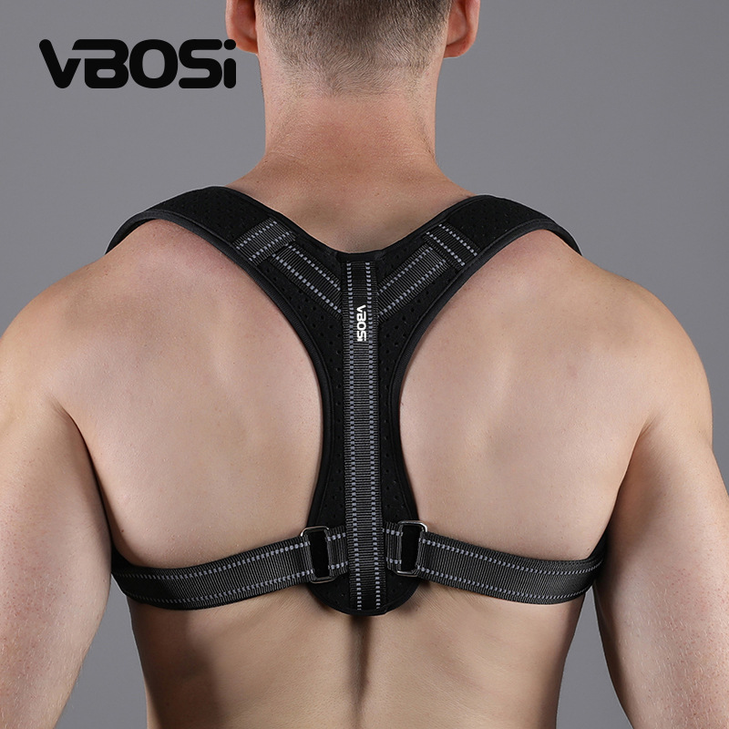 Posture Corrector Back - ตัวปรับท่าทางได้สำหรับผู้ชายและผู้หญิง สายรัดพยุงหลังส่วนบนแบบระบายอากาศได้ ช่วยพยุงไหล่ ปรับปรุงอาการหลังงอและบรรเทาอาการปวด
