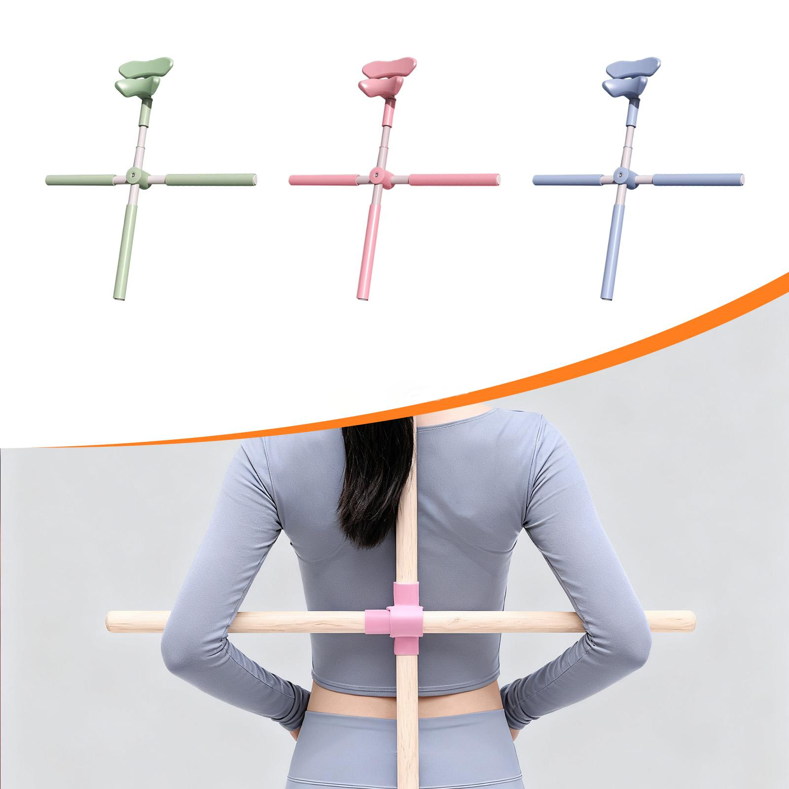 Posture Corrector Back - ไม้โยคะแบบไขว้หลัง ช่วยปรับท่าทางสำหรับผู้ใหญ่ ช่วยทรงตัว สร้างกล้ามเนื้อ ปรับรูปทรงสะโพก ฝึกพราณีมา