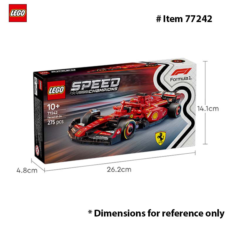 LEGO 77242 Speed Champions Fer - Victor Racket Jetspeed บทวิจารณ์และราคา