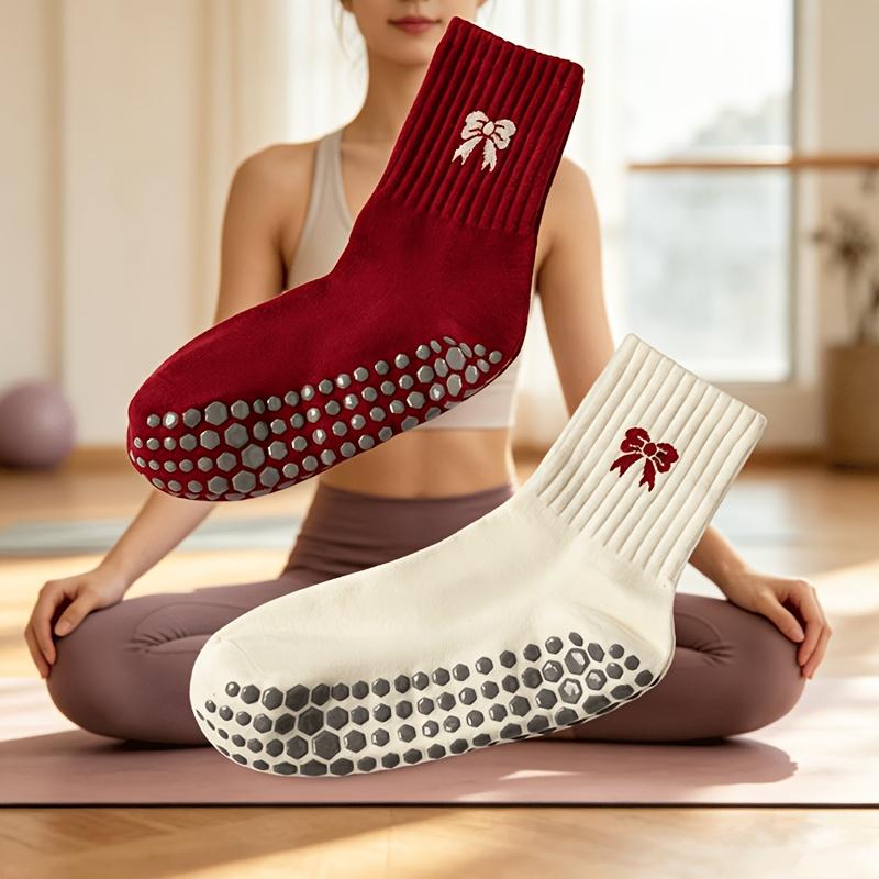 ถุงเท้าโยคะกันลื่นสำหรับออกกำล - Yoga Of Fitness บทวิจารณ์และราคา