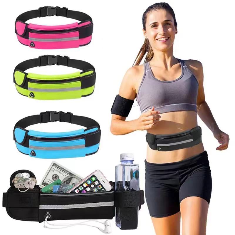 กระเป๋าคาดเอวสำหรับวิ่ง กระเป๋ - Yoga Fitness Apple บทวิจารณ์และราคา