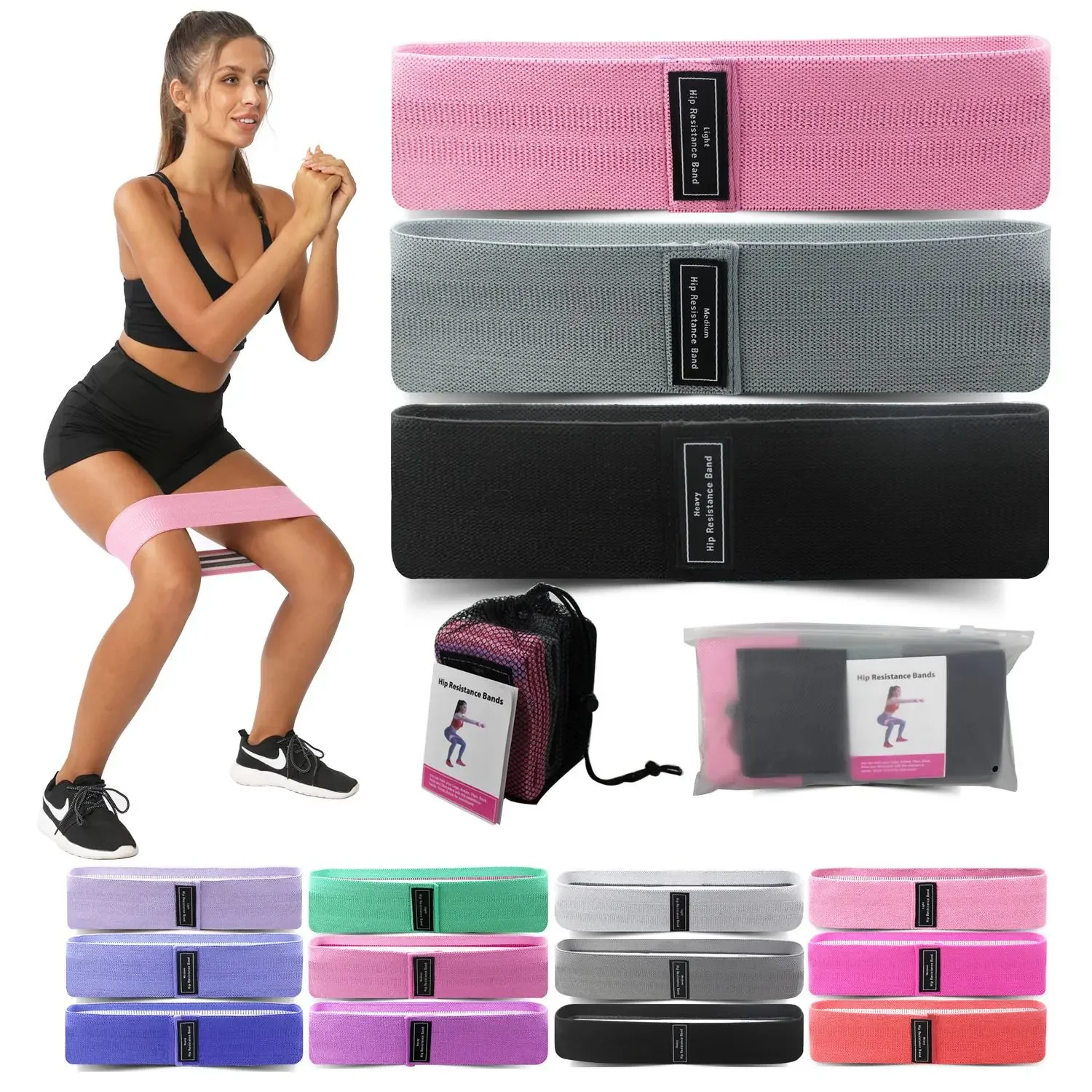 1/2/3PCS แถบยืดหยุ่นฟิตเนสความ - Yoga Fitness Resistance Band บทวิจารณ์และราคา