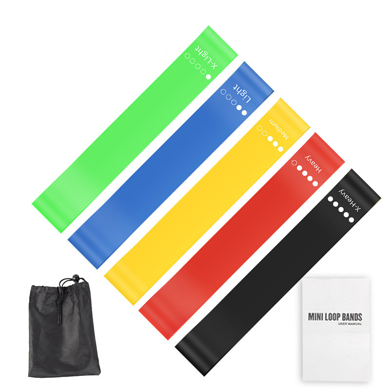 ชุดยางยืดออกกำลังกาย TPE 5 ชิ้ - Yoga Fitness Resistance Band บทวิจารณ์และราคา